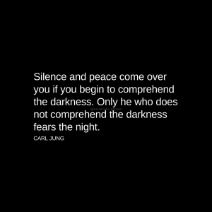 silence and peace shadow side carl jung quotes