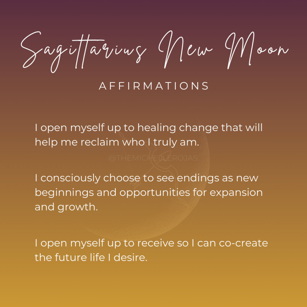 new moon in sagittarius affirmations