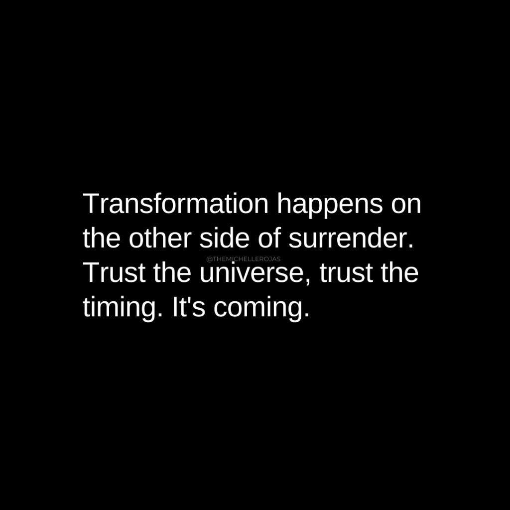 transformation happens on the other side quote
