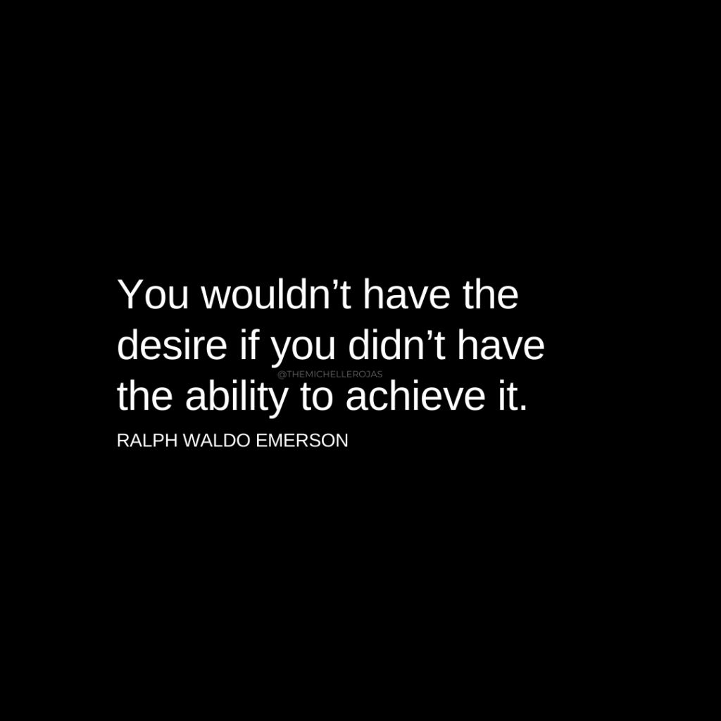 you wouldnt have the desire emerson quote